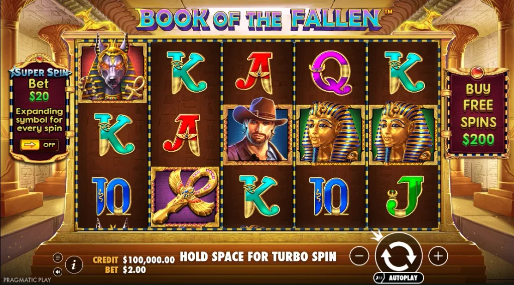 Book of the Fallen Pokie